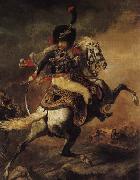 Theodore Gericault An Officer of the Chasseurs Commanding a Charge china oil painting artist